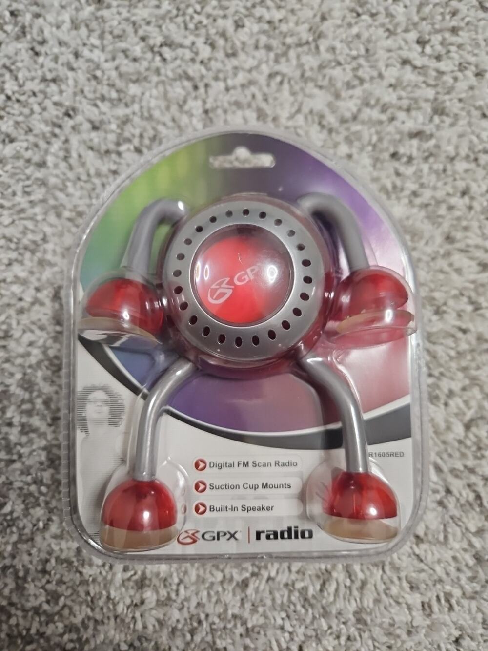 GPX Digital FM Radio R1605RED Brand New Factory Sealed